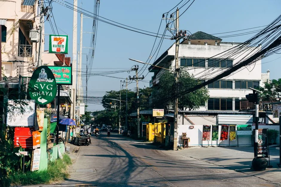 Bangkok and island scene in Thailand
